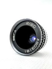 Soviet VEGA-73 lomo 2/20mm USSR Openar Tevidon Movie lens M25 C-mount