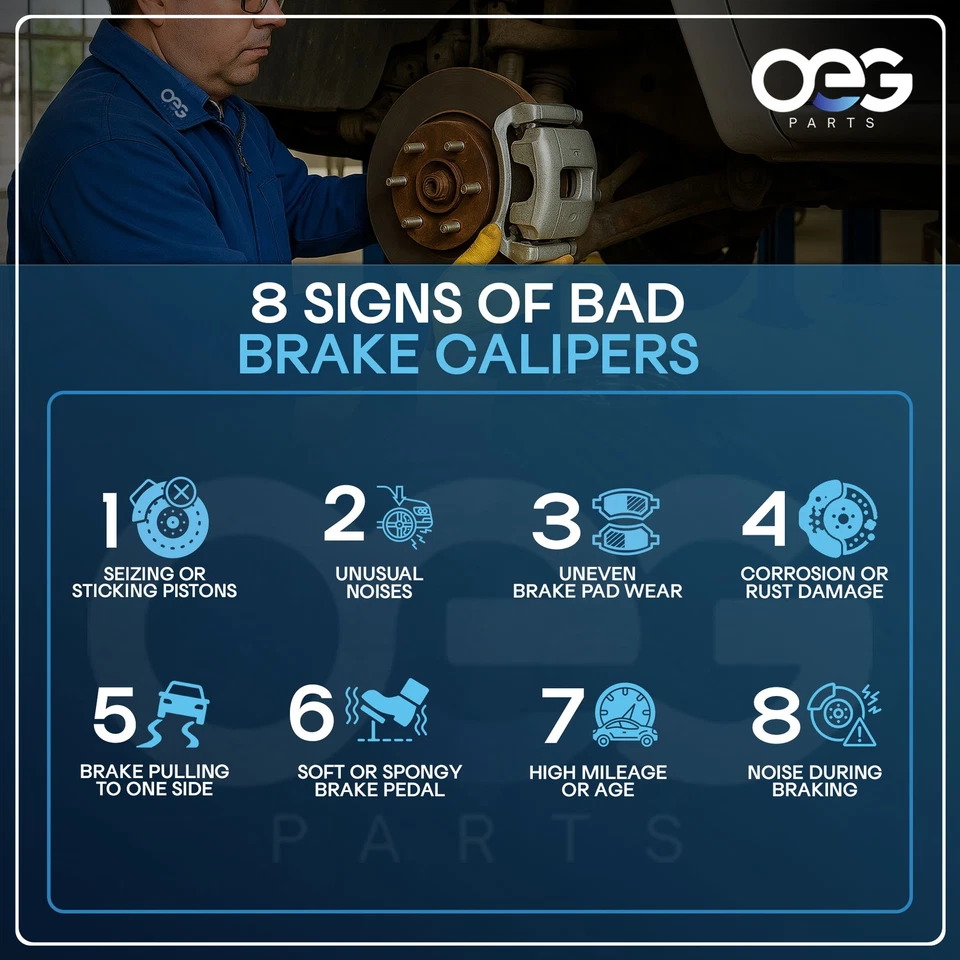 Новый передний левый суппорт подходит для Infiniti QX70 5,0 л 2014, Q60 3,7 л 2014-2015 19-6232 - Изображение 3 из 4