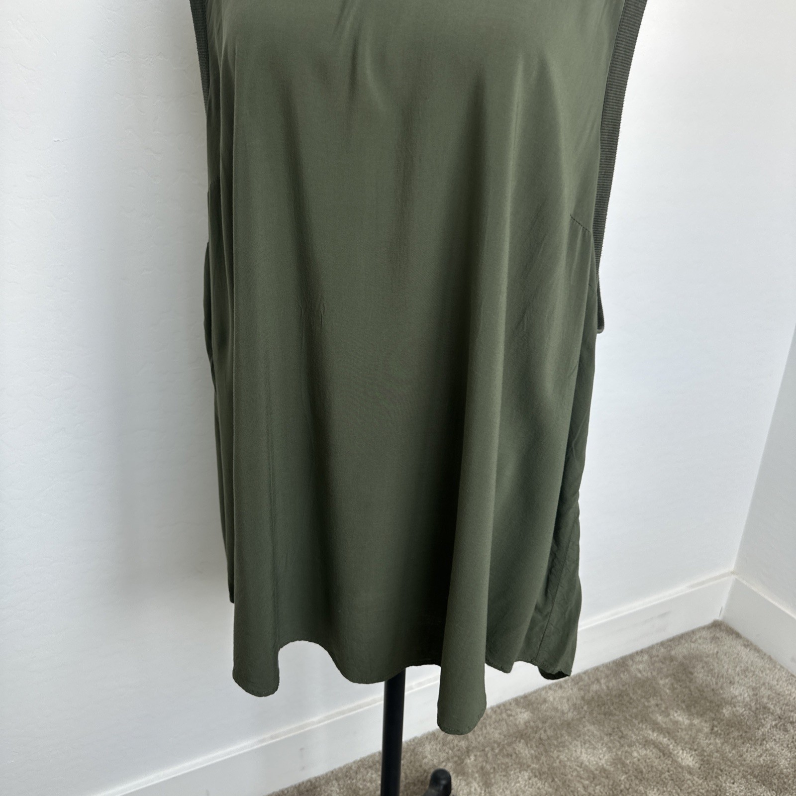 Torrid Green Solid 5X Lightweight Casual Grunge G… - image 3