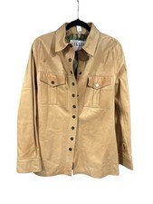 Vintage Hillis Of Palm Springs Woman s Leather Jacket Size 48 Medium Rare Brown