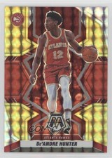 2021 Panini Mosaic Choice Fusion Red & Yellow Prizm 84/88 De'Andre Hunter 0qw3