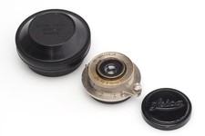 Leitz Leica M39 Elmar 3.5/3.5Cm Nickel 158881 With Keeper