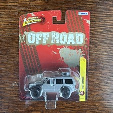 Johnny Lightning Tomy Off Road Jeep Cherokee Silver Snorkel Spare Jl22