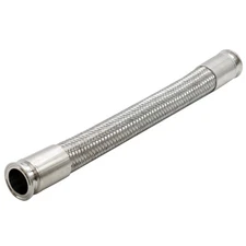 HFS(R) 1.5" Tri Clamp Stainless Braided Hose 48" Length w/ PTFE Lines 300 PSI