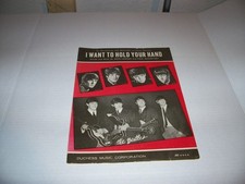 Vintage 1963 I Want To Hold Your Hand BEATLES SHEET MUSIC
