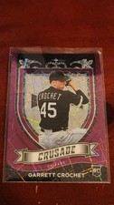 Garrett Crochet Panini Crusade Purple Velocity Prizm RC