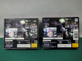 Sega Saturn Devil Summoner Soul Hackers -- outer box, postcard. JAPAN. SS. 18993