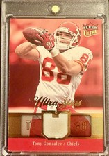 2007 Fleer Ultra - Ultra Stars Tony Gonzalez #US-TG Game Used Patch