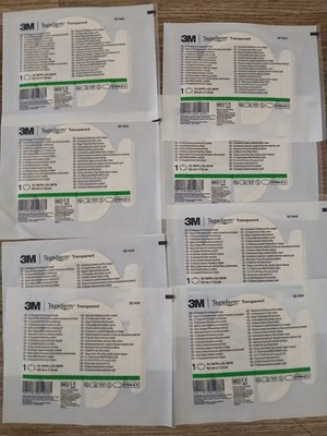 3M TEGADERM I.V. Ref 1655 31/2 x 41/2 in . exp 05/2027 Lot Of 8