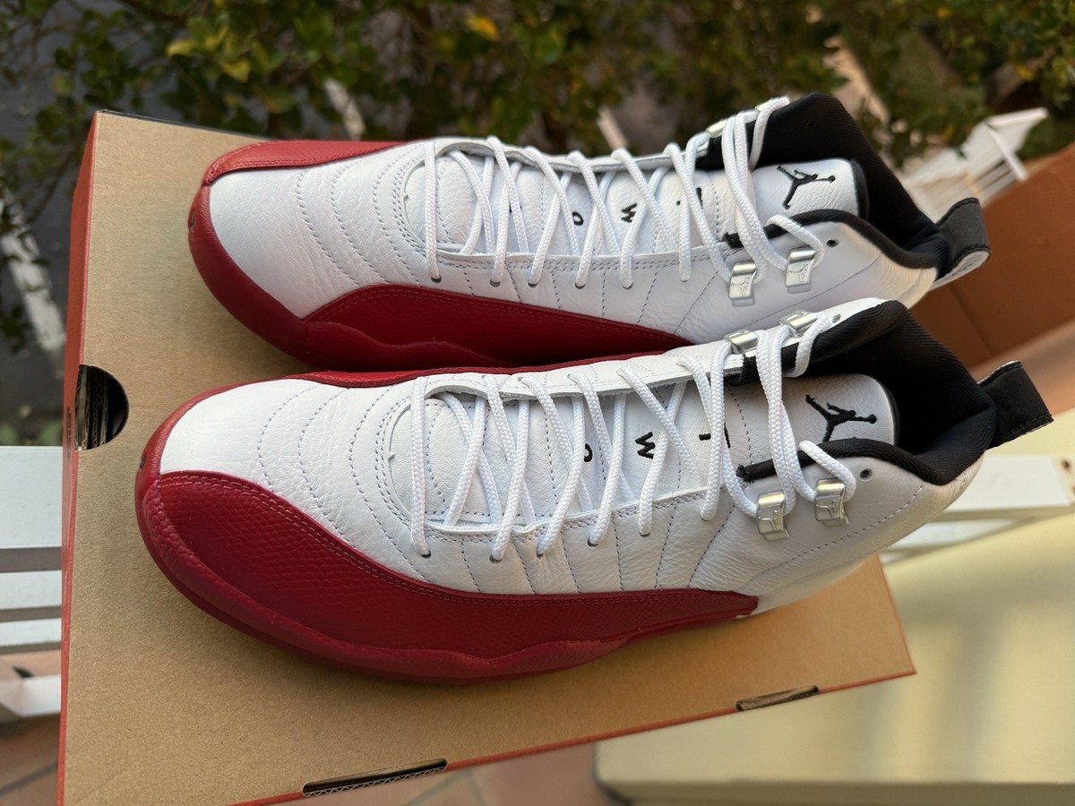 Jordan 12 Retro 'Cherry (2023)' Sneakers Size 10.5, VVVNDS/OG