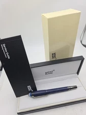 Montblanc StarWalker SpaceBlue Doué fountain Pen new in box and user guide