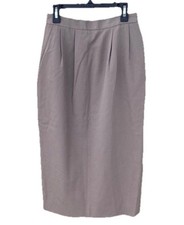 100% Pure Wool Skirt Size 4 Redwood & Ross The Mark Of The World’s Best Brown