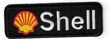 Shell Gas Station Motor Racing Oil 4x1.5in Embroidered Iron-on Patch