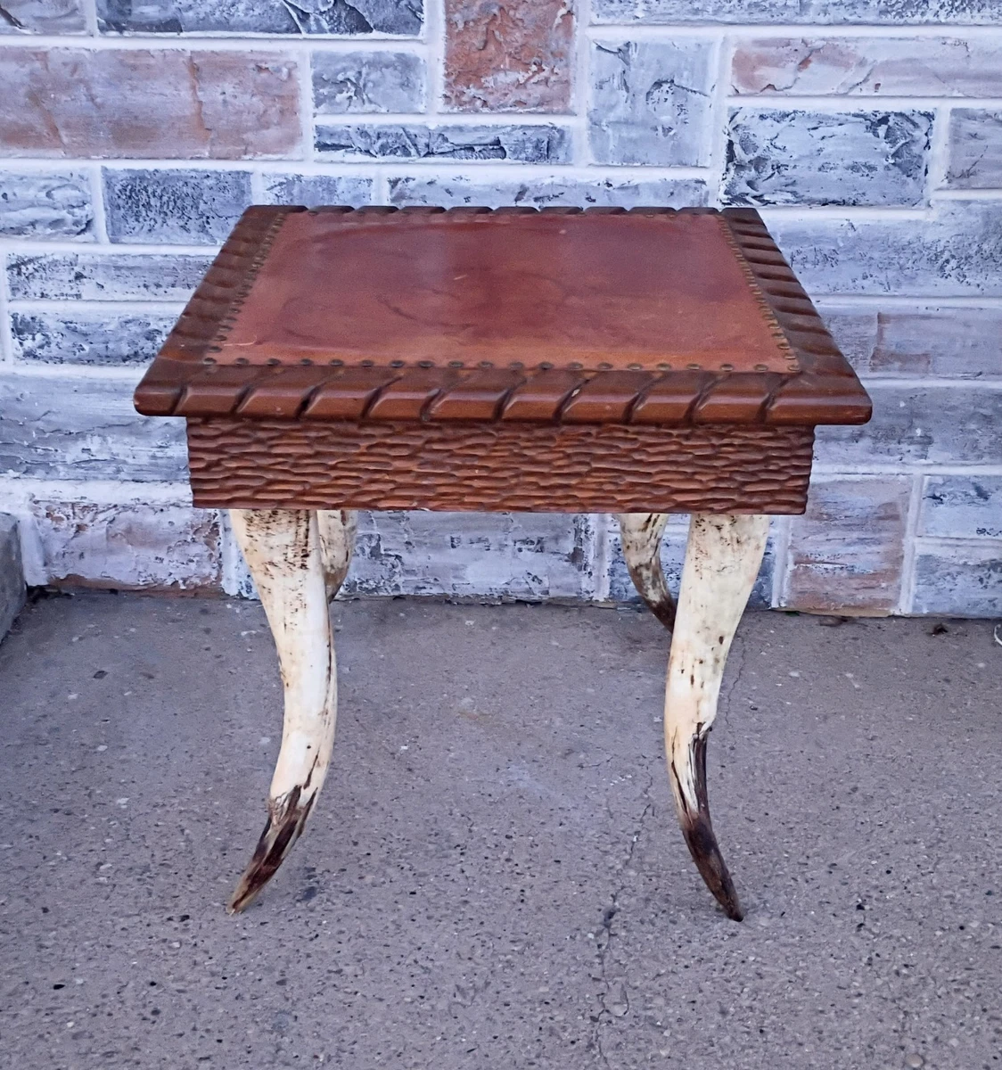 Antique Leather Top Table In Antique Tables (1950-Now) for sale | eBay