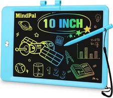 10 Inch Drawing Tablet, LCD Writing Tablet for Kids, Colorful Doodle Board Toddl