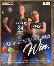 Minnesota Lynx Playoffs Poster 2026 Olivia Miles Napheesa SGA 9/27/26 RARE 30x24
