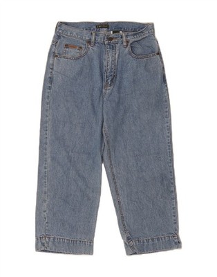 Eddie Bauer Damen Capri Jeans US 8 Medium W28 L22 Blau Baumwolle CH02
