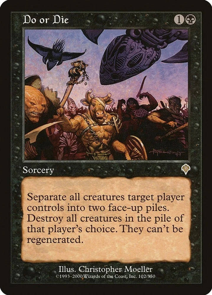 MTG Do or Die #102 Invasion INV Magic the Gathering Regular English MP x1