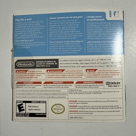 Wii Sports (Nintendo Wii, 2006) Complete W/ Disc, Sleeve, Manual CIB TESTED