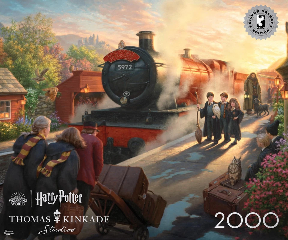 Ceaco - Silver Select - Kinkade - Harry Potter - 2000 Piece Jigsaw Puzzle for... - Image 2 of 4