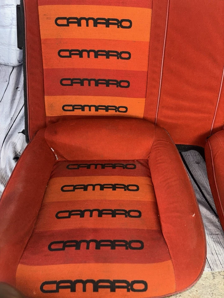 1983 1984 1985 1986 Chevrolet Camaro Rear Seats Z28 IROC Lear Siegler - Image 3 of 4