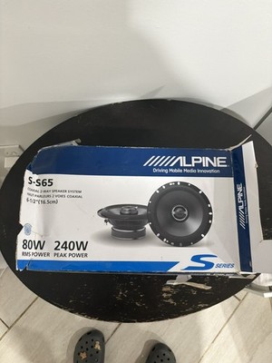 Alpine S2-S65 80W RMS 6.5'' 2-way Component Speaker System*NEW*