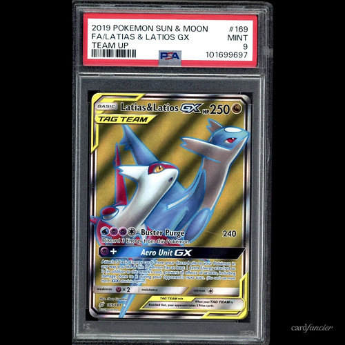 Latias & Latios-GX graded PSA 9 for sale on eBay