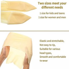 Funny latex Skin Fake Bald Head Unisex Fancy film Party Wig Cap Latex Mask Hat