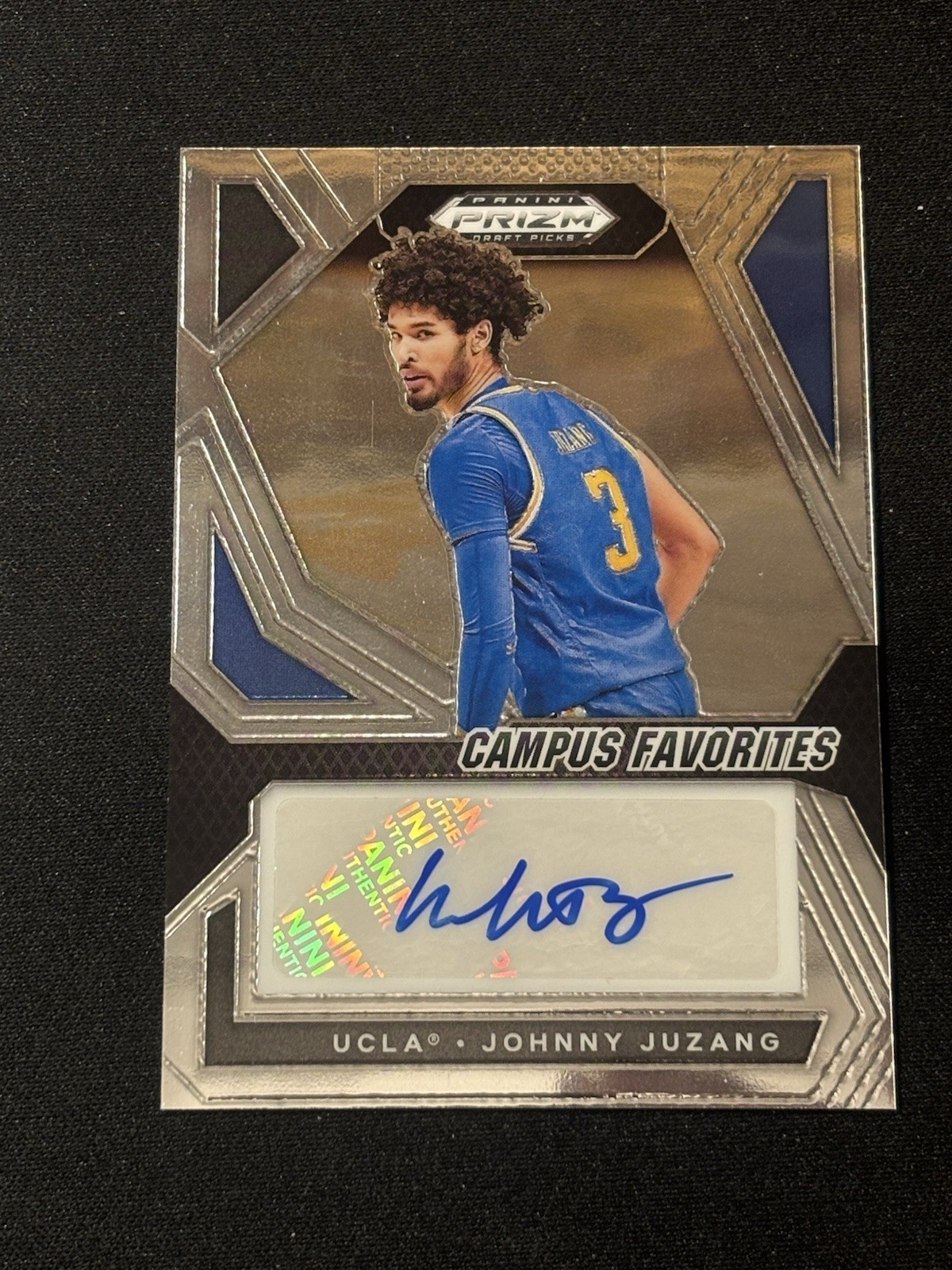 2024 Panini Prizm Draft Picks Campus Favorites Johnny Juzang Auto #CFS-JJZ UCLA