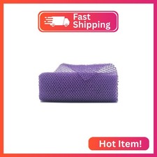 African Body Scrubber - Purple Exfoliating Net for Bath and Shower