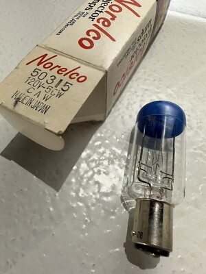 CAW movie projector lamp projection light bulb 120v 50w, Norelco brand