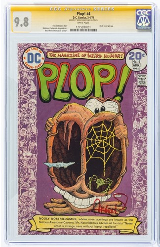 PLOP #4 Signed Aragones SS CGC 9.8 1974 DC COMICS BASIL WOLVERTON COVER AND ART - Picture 6 of 6
