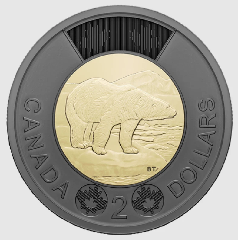 Uncirculated Ungraded Canadian Two Dollar Coins (Toonies) for sale
