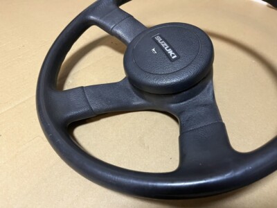 JDM Suzuki SAMURAI Jimny JA11 Steering Wheel OEM Genuine KEI CAR