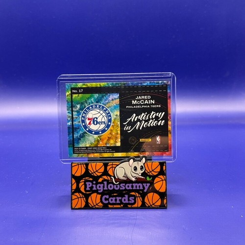 Jared McCain 2024-25 Panini Court Kings Artistry in Motion Rookie - Picture 2 of 2