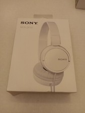 Sony MDR-ZX110 Ear-Pad On the Ear Headband Headphones - White