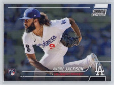 2022 Topps Stadium Club Chrome #144 Andre Jackson Rookie Los Angeles Dodgers
