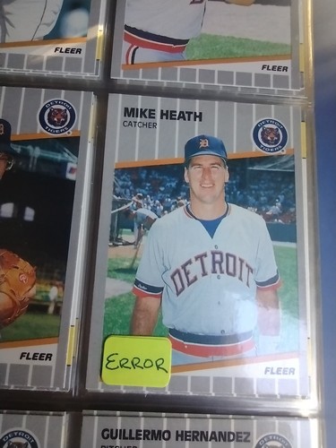1989 Fleer Baseball Cards ERROR SET Complete - Picture 5 of 14