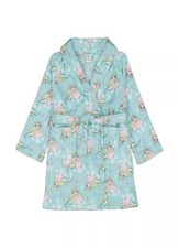 Disney Frozen Girl's Queen Elsa Minky Fleece Character Print Bathrobe, Robe