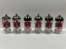 JJ Premium Select ECC83 12AX7S Lot of 6 Slovakian Vacuum Tubes Used & Tested