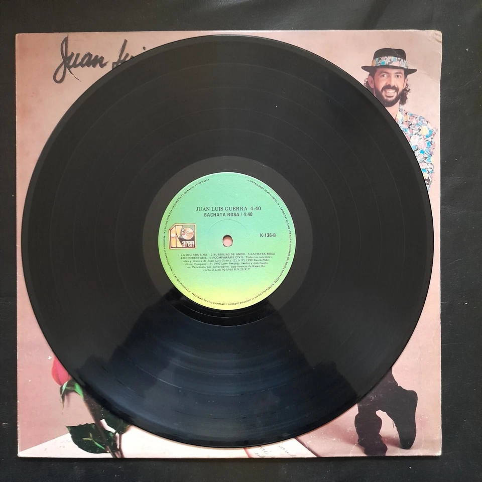 Juan Luis Guerra 4.40 – Bachata Rosa - Merengue, Bachata, Salsa, Venezuela, 1990 - Image 3 of 4