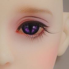 BJD Acrylic cat ooak 12mm OMeta Half Round Acrylic Eyes CE-04