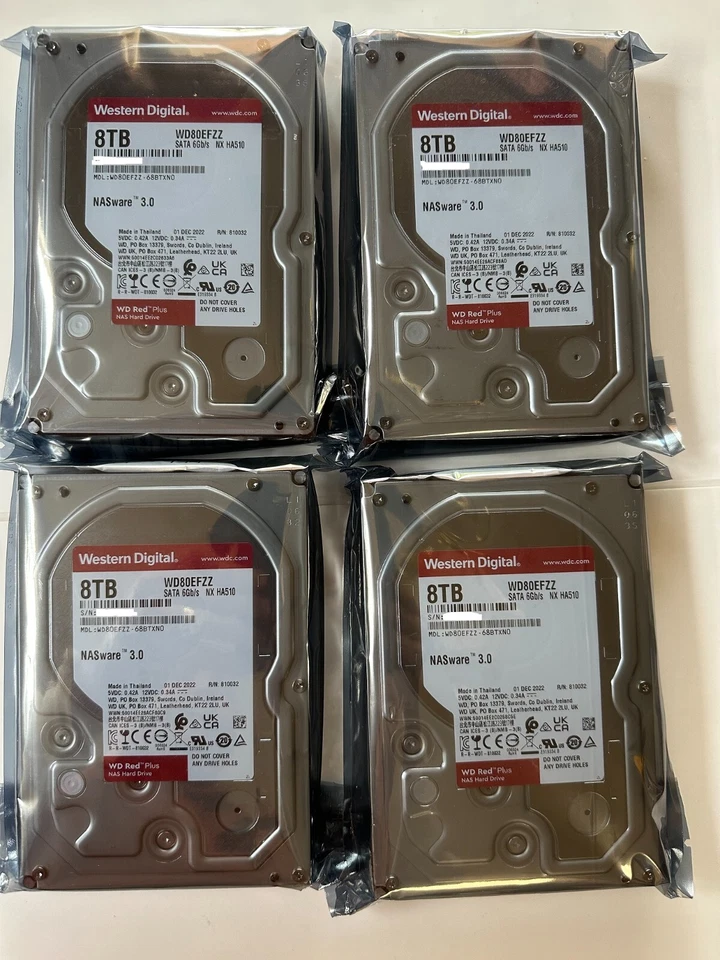 Drobo B810N 32TB's Installed  8 Bay Array w/ Qty X4 WD 8TB RED Drives WD80EFZZ - Image 2 of 4