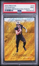 2024 PANINI PRESTIGE TAYSOM HILL ORANGE  PREMIUM XTRA POINTS #213 #/50 RC PSA 9