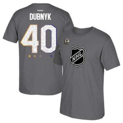 Devan Dubnyk Reebok 2017 NHL All Star Player N&N Grey Jersey T-Shirt Men's