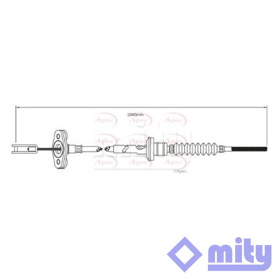 Fits Daewoo Matiz 1998-2005 0.8 1.0 Clutch Cable Mity 96243498