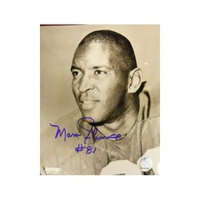 Marv Fleming signed Green Bay Packers Vintage B&W 8x10 Photo w/ #81