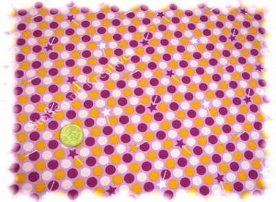 Fiona Zauberstab lila Stretch-Jersey Blaubeerstern 50 cm Meterware
