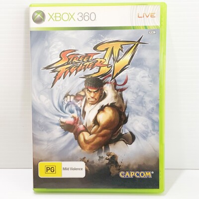 Street Fighter IV + Collector s Hint Book & Manual - Xbox 360 - Free Postage