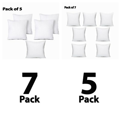Hohlfaser gepumpter Kissenfüller Inneneinlagen Streu extra tief Pack - 5er & 7er Pack